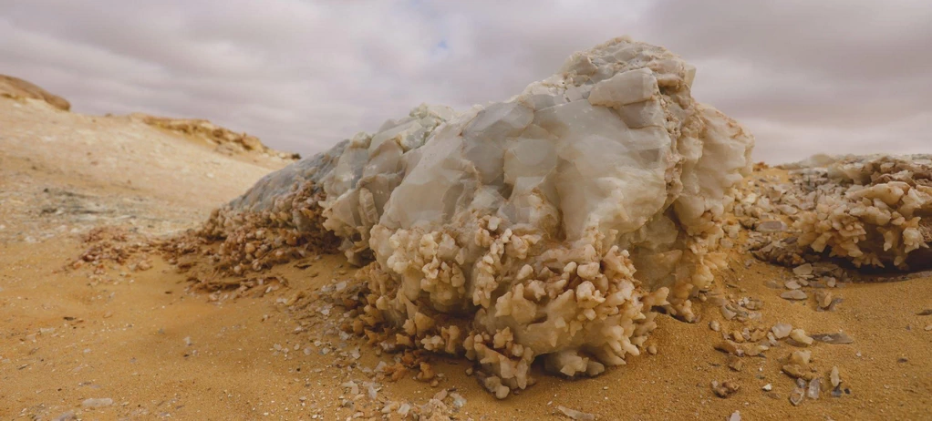 Bahariya Oasis Crystak Rocks